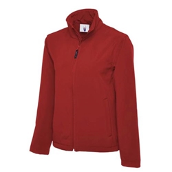 Uneek UC612 Classic Full Zip Soft Shell Jacket Red Xtra Small