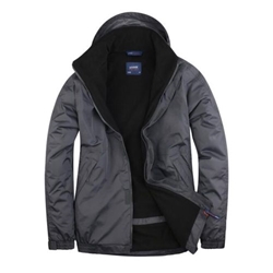 Uneek UC620 Premium Outdoor Jacket Deep Grey/Black 4XL