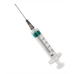 BD Emerald Syringe 5ml Luer slip with detached needle 21GA 1-1/2 inch - Box 100