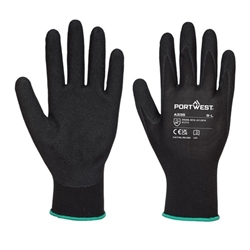Portwest Dermi-Grip NPR15 Nitrile Sandy Glove S Blk (Pack of 12)