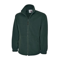 Uneek UC604 Classic Full Zip Micro Fleece Jacket Bottle Green 3XL