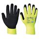 Portwest Hi Vis Grip Glove Latex M Yellow (Pack of 12)