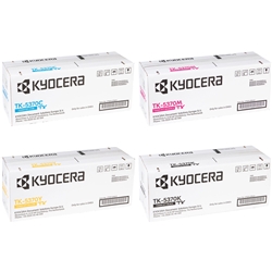 Genuine Kyocera KYOTK5370VAL TK-5370 Toner Value Pack CMY (5,000 Pages) K (7,000 Pages)