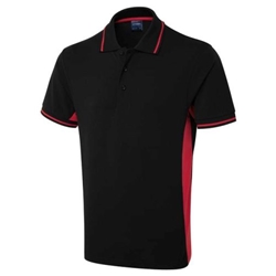 Uneek UC128 Ladies Super Cool Workwear Poloshirt Black Xtra Small