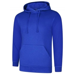 Uneek UC509 Deluxe Hooded Sweatshirt Royal Small