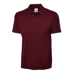 Uneek UC124 Olympic Poloshirt Maroon Xtra Small