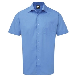 Orn 5400 Essential Short Sleeve Shirt Sky 16.5" Collar