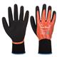 Portwest Dermi Pro Glove S Orange/Blk (Pack of 12)