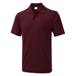 Uneek UX1 Polo Shirt Maroon Large