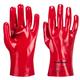Portwest Grip 12 PVC Gauntlet 27cm XL Red (Pack of 12)
