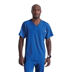 Skechers Unisex V Neck Scrub Top Royal Blue 5XL SK0112/ROYA/5XL