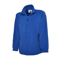 Uneek UC602 Premium 1/4 Zip Micro Fleece Jacket Royal 2XL