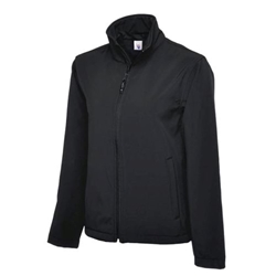 Uneek UC612 Classic Full Zip Soft Shell Jacket Black Xtra Small