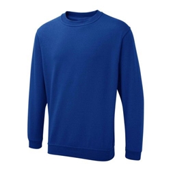Uneek UC204 Premium V-Neck Sweatshirt Royal Medium
