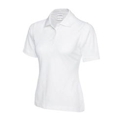Uneek UC115 Ladies Ultra Cotton Poloshirt White 3XL 