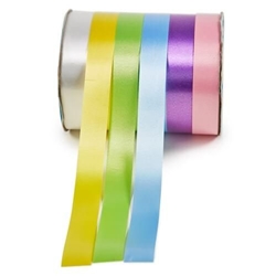 Pastel Ribbon 18mm x 4.5m Assorted (Pack of 6)