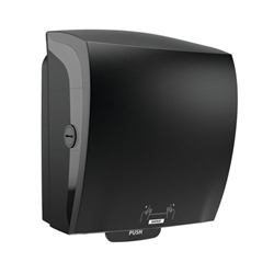 Katrin Plastic Dispenser For System Paper Towel Roll Black 82070