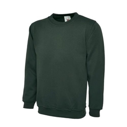 Uneek UC201 Premium Sweatshirt Bottle Green Medium