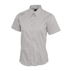 Uneek UC710 Mens Poplin Half Sleeve Shirt Pink 19.5