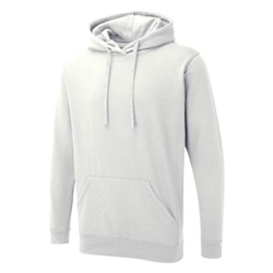 Uneek UX4 Hooded Sweatshirt White Small 