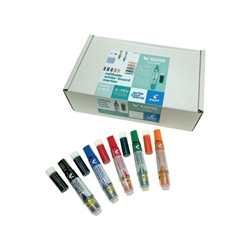 Pilot V-Board Master Drywipe Markers Classpack Assorted (Pack 30 Pens and 20 Refills) - 5012052029651