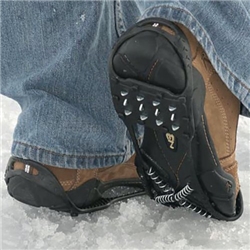 Snow Grips For Shoes Size 4.5-7 Black 397116