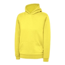 Uneek UC503 Childrens Hooded Sweatshirt Yellow 5/6 Years
