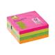 Q-Connect Quick Note Brilliant Rainbow Cube 76x76mm Neon KF10497