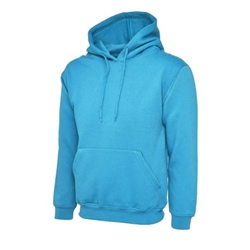 Uneek UC502 Classic Hooded Sweatshirt Sapphire Blue XL
