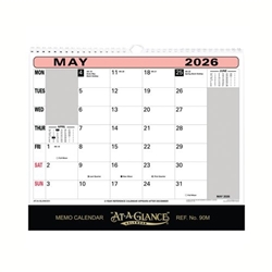 At-A-Glance Wall Calendar 2026 90M26