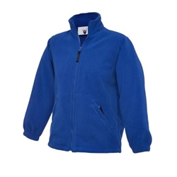 Uneek UC603 Childrens Full Zip Micro Fleece Jacket Royal 11/13