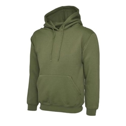 Uneek UC502 Classic Hooded Sweatshirt Olive 5XL