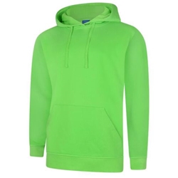 Uneek UC509 Deluxe Hooded Sweatshirt Lime Small
