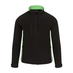 Orn 4280 Silverswift Softshell Jacket Black/Lime Small