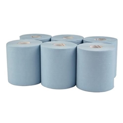 Classmates 2-Ply Centrefeed Roll 150m Blue (Pack of 6)