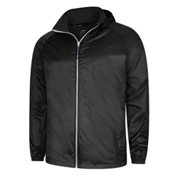 Uneek UC509 Deluxe Hooded Sweatshirt Black Xtra Small