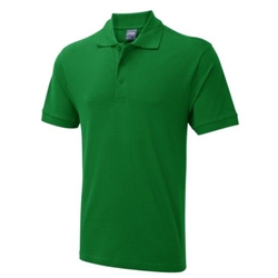 Uneek UC114 Mens Ultra Cotton Poloshirt Kelly Green XL 