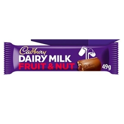 Cadbury Dairy Milk Fruit & Nut Chocolate Bar 49g