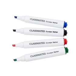 Classmates Whiteboard Marker Assorted Chisel Tip (Pack of 8)