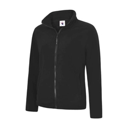 Uneek UC525 Mens Varsity Jacket Black/White XL