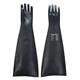 Portwest H/weight Latex Rubber Gauntlet 600mm XL Blk (Pack of 12)
