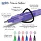 Swash Triangular Ballpoint Pens with Rubber Grip 40 Pink + 3 Purple (Pack of 43) BBT40PK