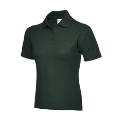 Uneek UC712 Ladies Poplin Half Sleeve Shirt Mid Blue 2XL