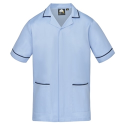 Orn 8500 Darwin Male Tunic Sky with Navy Trim XL 