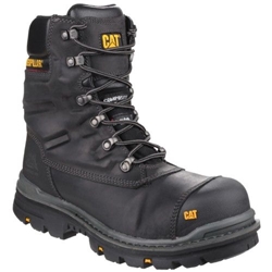 Caterpillar Premier 8" TX S3 WR HRO SRC Safety Boots Black [Size UK 8/ EU 42]