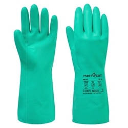 Portwest Nitrosafe Chemical Gauntlet 2XL Green (Pack of 12)