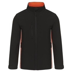 Orn 4280 Silverswift Softshell Jacket Black /Orange 2XL 