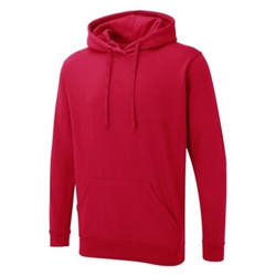 Uneek UX4 Hooded Sweatshirt Pink Small 