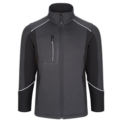 Orn 4800 Shearwater Softshell Jacket Black/Black/Grey 2XL