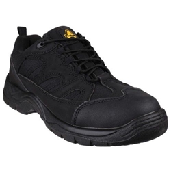 Amblers Safety FS214 Vegan SBP SRC Safety Trainers Black [Size UK 7/ EU 41]